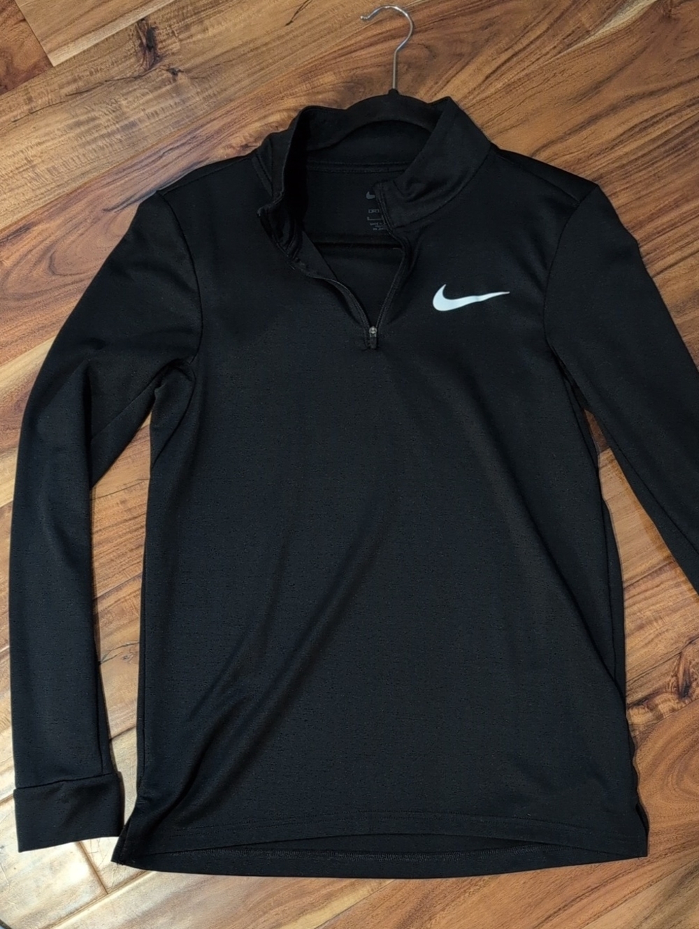 Nike Men’s Black Quarter-Zip Pullover Sweater